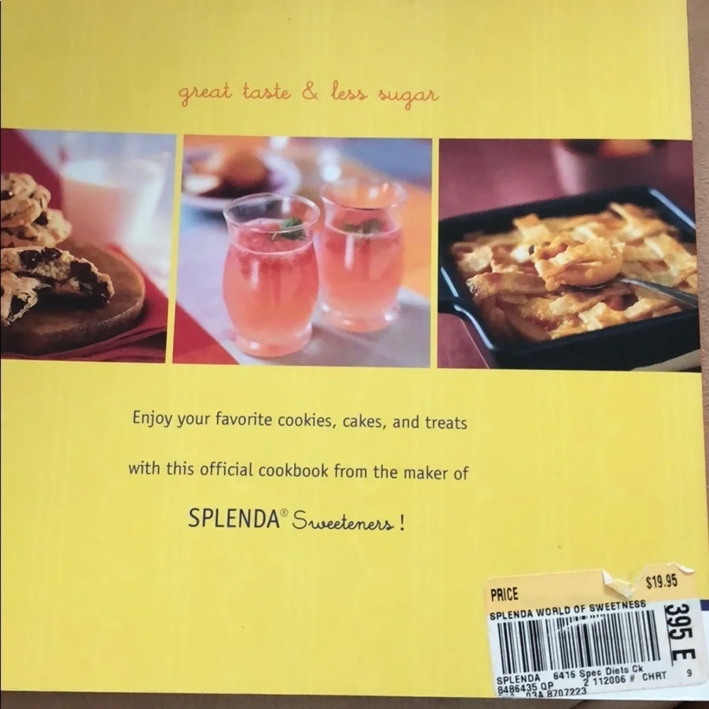 Splenda world of Sweetness - desserts & drinks